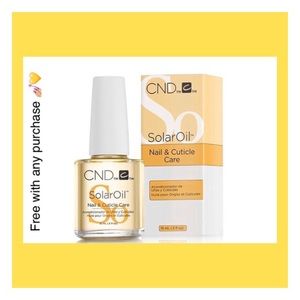 Solar oil free with any purchase!